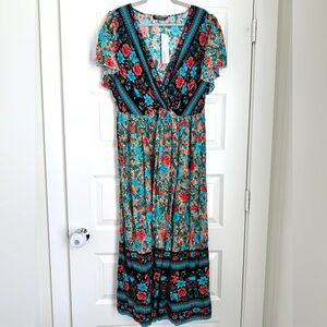 NWT Bloomchic floral print dress size 14-16